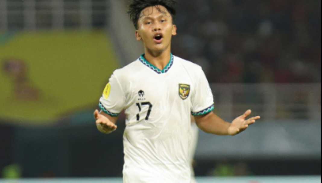 Nabil Asyura Usai Mencetak Gol Tendangan Bebas ke Gawang Maroko Nabil Asyura Usai Mencetak Gol Tendangan Bebas ke Gawang Maroko