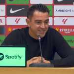 Xavi Hernandez dalam konferensi pers Barcelona