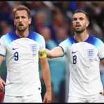 Harry Kane dan Jordan Henderson dalam satu laga membela Inggris