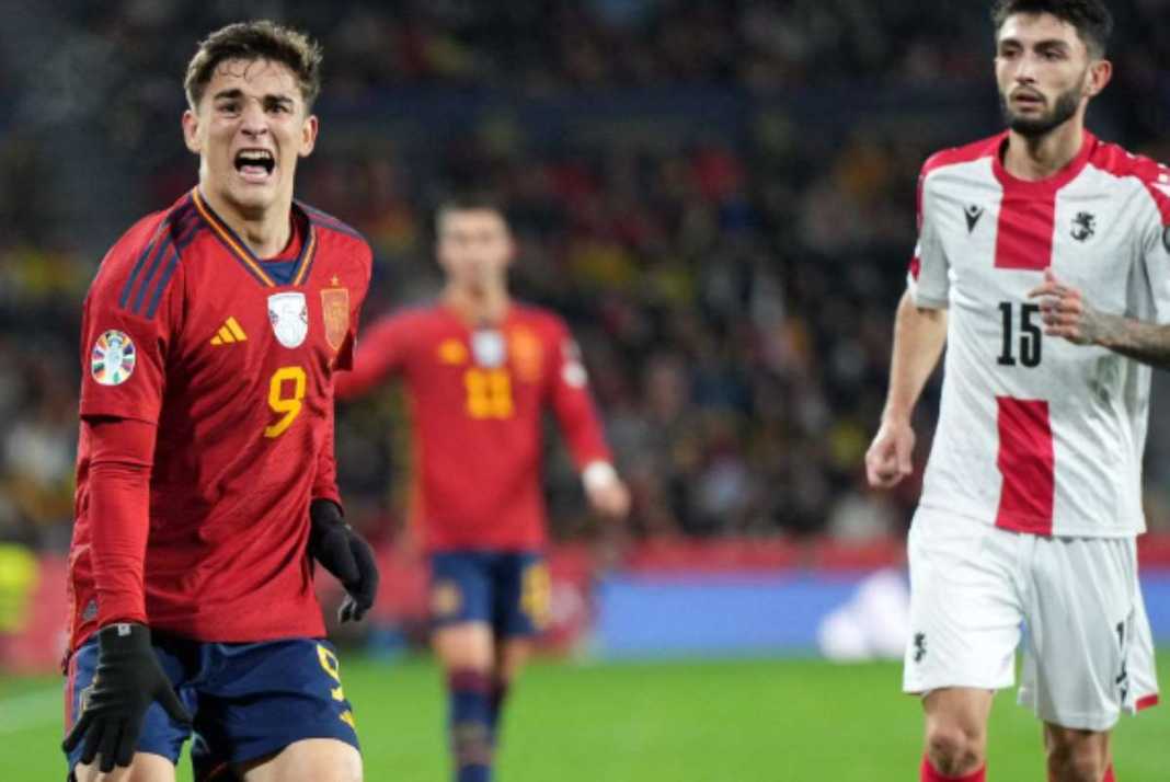 pbgv Pablo Gavi Saat Cedera di laga Spanyol vs Georgia