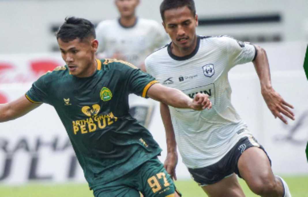 Persikabo 1973 saat beradu dengan RANS Nusantara Persikabo 1973 saat beradu dengan RANS Nusantara