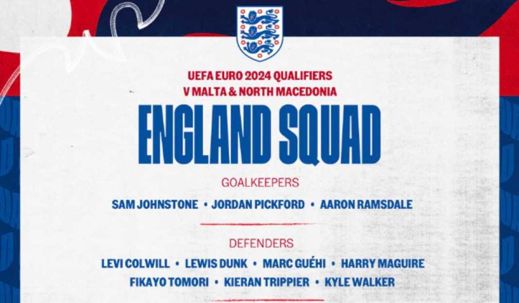 skuad timnas inggris diumumkan Gareth Southgate Umumkan Skuad Timnas Inggris, Pemain yang Dipanggil Itu-Itu Aja