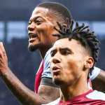 Ollie Watkins merayakan golnya bagi Aston Villa