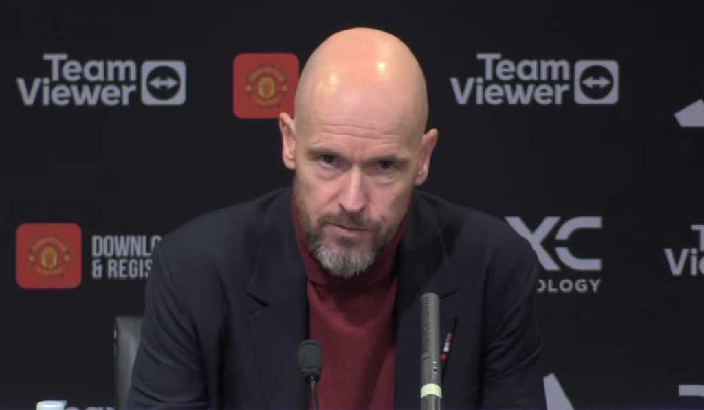 Erik ten Hag kecewa dengan kekalahan Manchester United