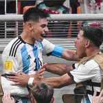 Perayaan gol Argentina di Piala Dunia U17