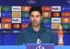 Mikel Arteta dalam konferensi pers Arsenal