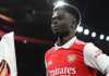 Bukayo Saka cetak gol pertama bagi Arsenal saat melawan Wolverhampton