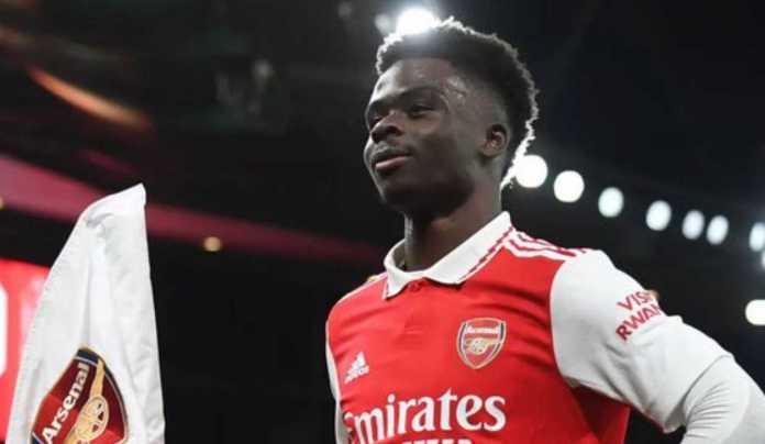 Bukayo Saka cetak gol pertama bagi Arsenal saat melawan Wolverhampton