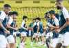 Skuad PSM Makassar dalam latihan jelang menjamu Bhayangkara FC