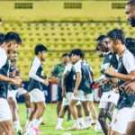 Skuad PSM Makassar dalam latihan jelang menjamu Bhayangkara FC