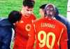 Paulo Dybala saat cedera di laga antara AS Roma vs FIorentina
