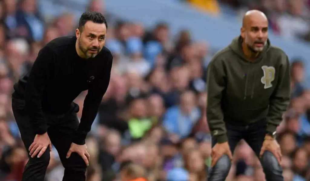 ROberto De Zerbi dan Pep Guardiola