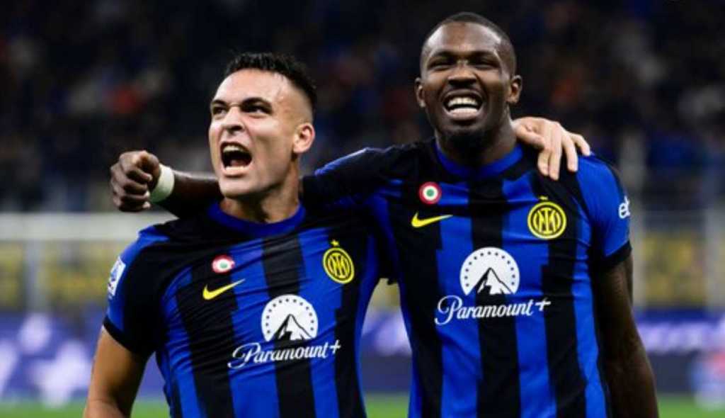 Lautaro Martinez dan Marcus Thuram cetak gol kemenangan Inter Milan saat kalahkan Lazio