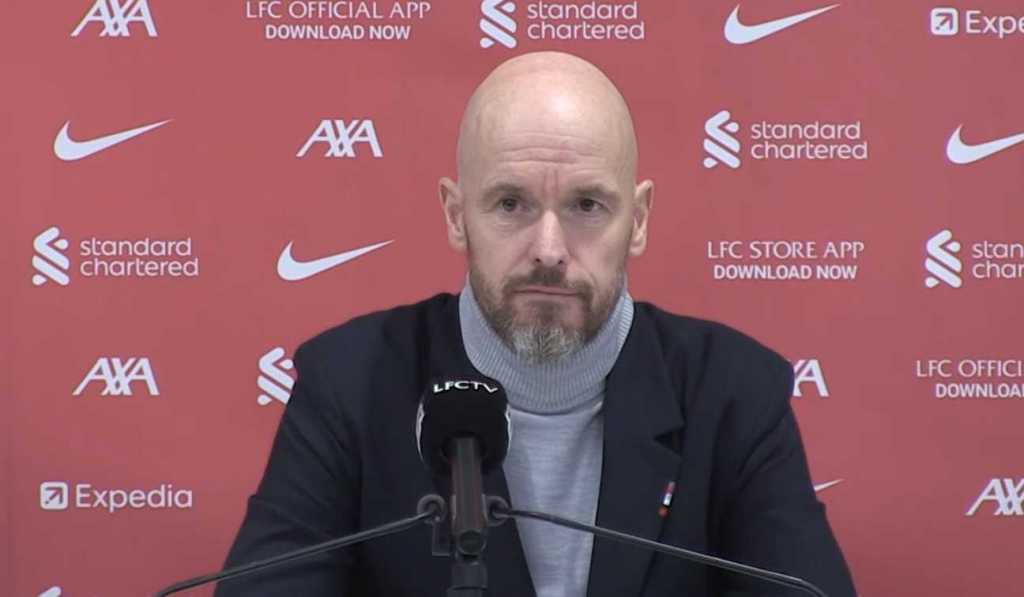 Ten Hag Umbar Pujian Pada Para Pemain Manchester United Usai Imbang di Anfield