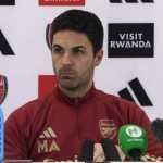 Mikel Arteta dalam konferensi pers