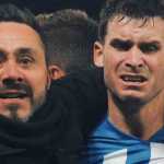 Roberto De Zerbi pelatih Brighton bersama Pascal Gross