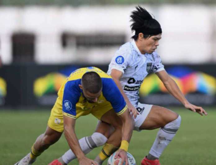 Pentolan Borneo FC Kei Hirose Saat Bertemu Barito Putera