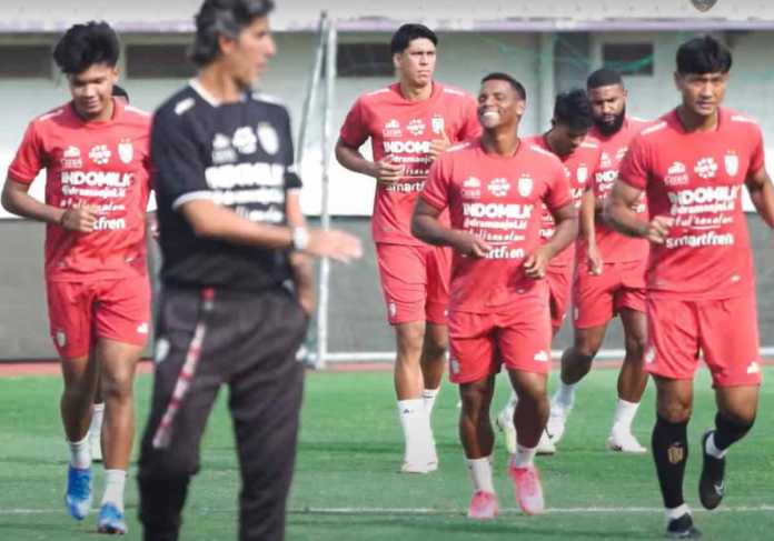 Bali United dalam Latihan Jelang Hadapi Dewa United