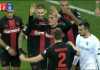 Patrik Schick merayakan gol ketiga Bayer Leverkusen ke gawang Bochum