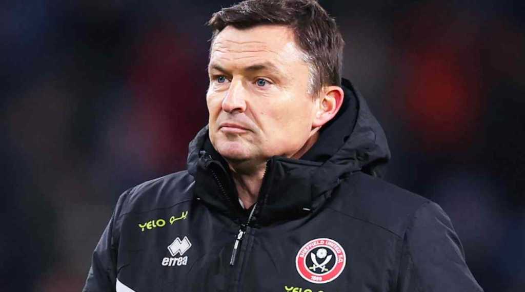 Paul Heckingbottom dalam sebuah pertandingan Sheffield United