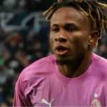 Samuel Chukwueze usai mencetak gol bagi Milan