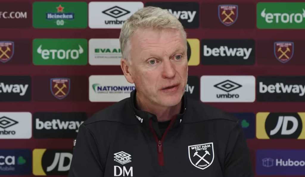 David Moyes dalam konferensi pers pra pertandingan