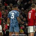 Situasi babak pertama Man United vs Villa