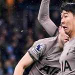 Ekspresi Son Heung-min sesaat sebelum menjebol gawangnya sendiri