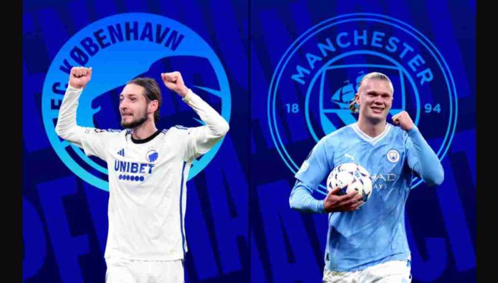 Ilustrasi Copenhagen kontra Man City