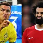 Cristiano Ronaldo dan Mohamed Salah