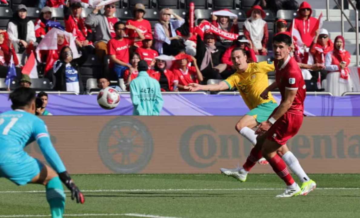 Hasil babak pertama antara Australia vs Indonesia di Piala Asia 2024