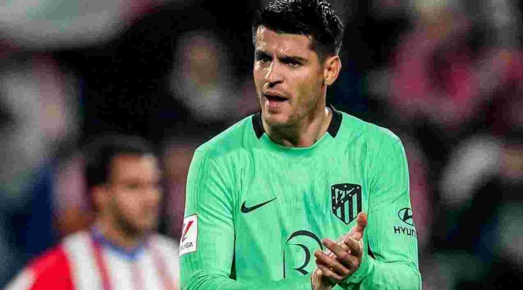 Alvaro Morata membangkitkan semangat rekan-rekannya di Atletico Madrid