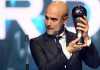 Pep Guardiola meraih penghargaan sebagai pelatih terbaik di Best FIFA Football Awards 2023