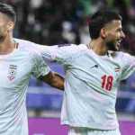 Perayaan gol Mehdi Ghayedi ke gawang Hong Kong pada pertandingan Piala Asia, 19 Januari 2024