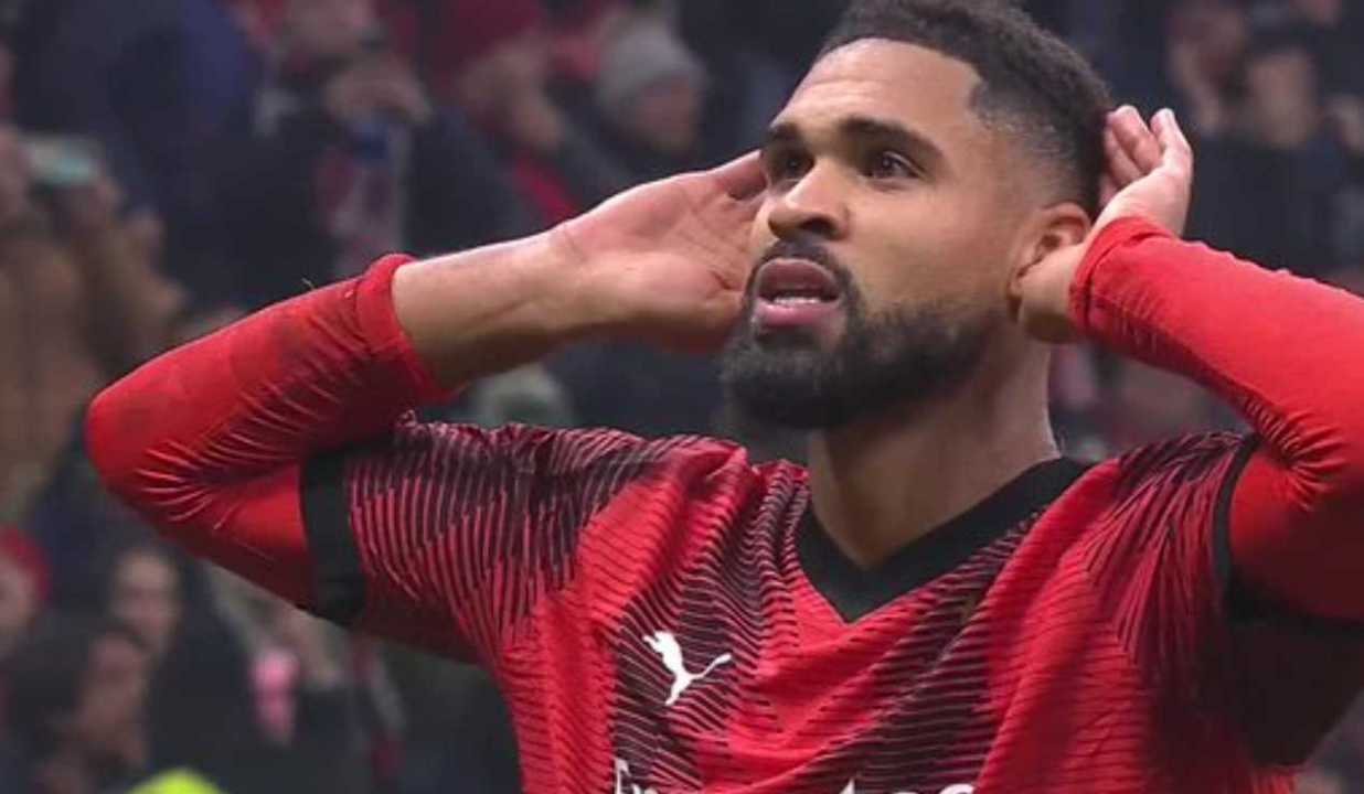 RUben Loftus-Cheek mencetak gol ketiga dari empat pertandingan dalam pertandingan Liga Italia antara AC Milan vs Bologna