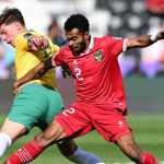 Yakob Sayuri di laga Australia vs Indonesia