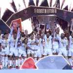 Real Madrid rayakan gelar juara Piala Super Spanyol 2024