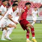 Marselino Ferdinan dalam sebuah laga Indonesia vs Vietnam