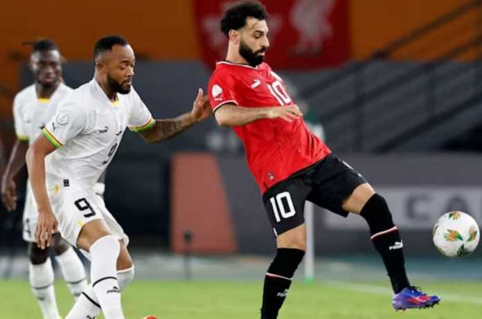 Mohamed Salah di Laga Mesir vs Ghana