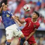 Marselino Ferdinan di Laga Indonesia vs Jepang