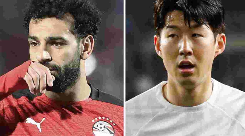 Mohamed Salah Liverpool dan Son Heung-min Tottenham Hotspur