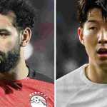 Mohamed Salah Liverpool dan Son Heung-min Tottenham Hotspur