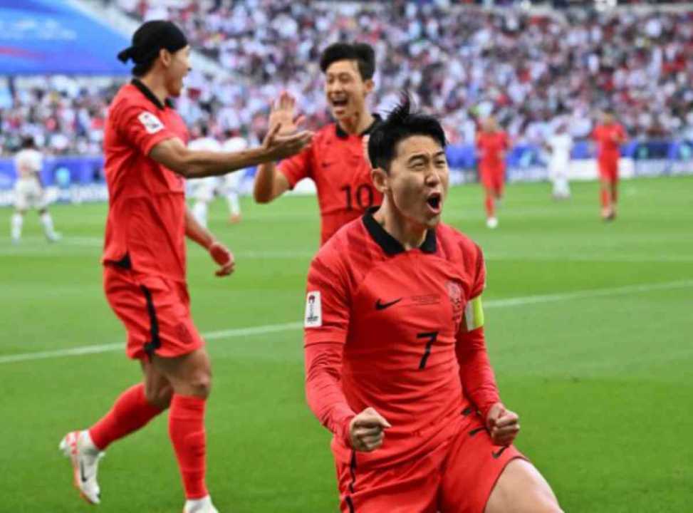 Son Heung-min di Laga vs Yordania