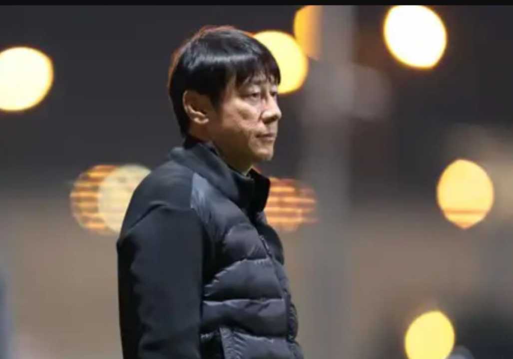 Shin Tae-yong dalam sebuah laga di Piala Asia