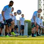 Latihan Timnas Australia Jelang Bertemu India