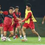 Sesi Latihan Timnas Indonesia Jelang Hadapi Irak
