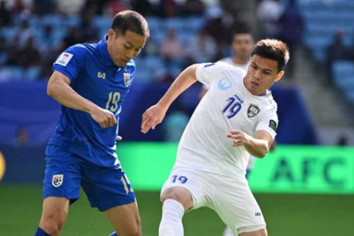 Duel Uzbekistan vs Thailand di 16 Besar Piala Asia