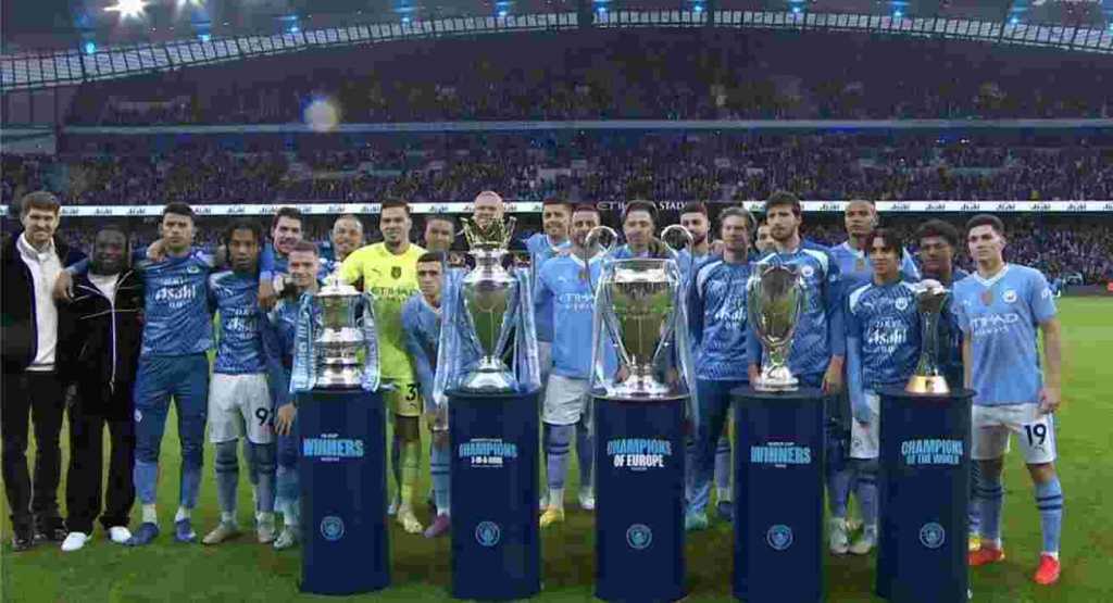 Man City pamerkan semua trofi mereka tahun 2023 ini sebelum laga kandang terbarunya di Etihad