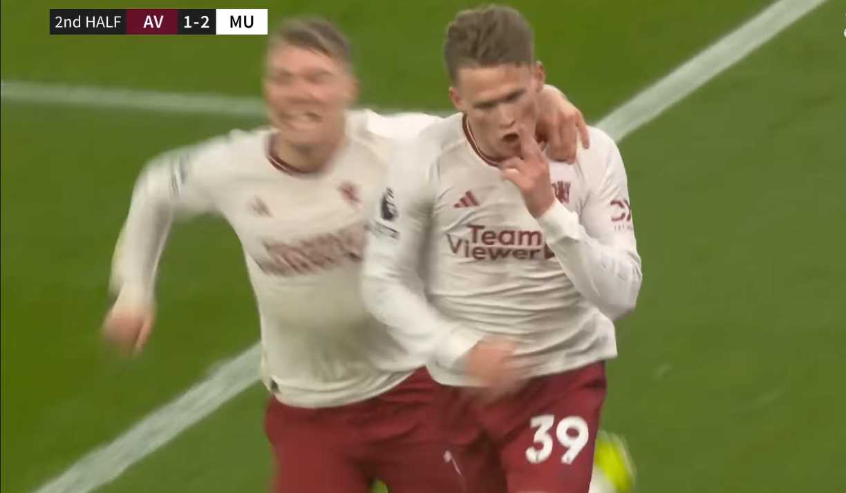 Scott McTominay cetak gol kemenangan Manchester United