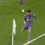 Luis Diaz rayakan gol Liverpool